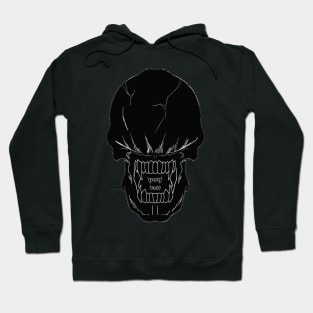 Black Xenomorph Skull Hoodie